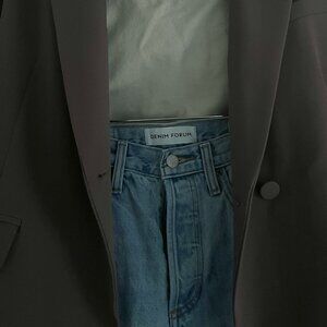 Denim Forum Wide Leg Jeans